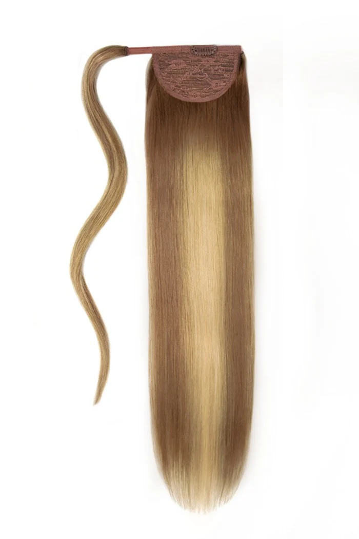 14" Mini Straight Up Wrap Around Ponytail - Image 18