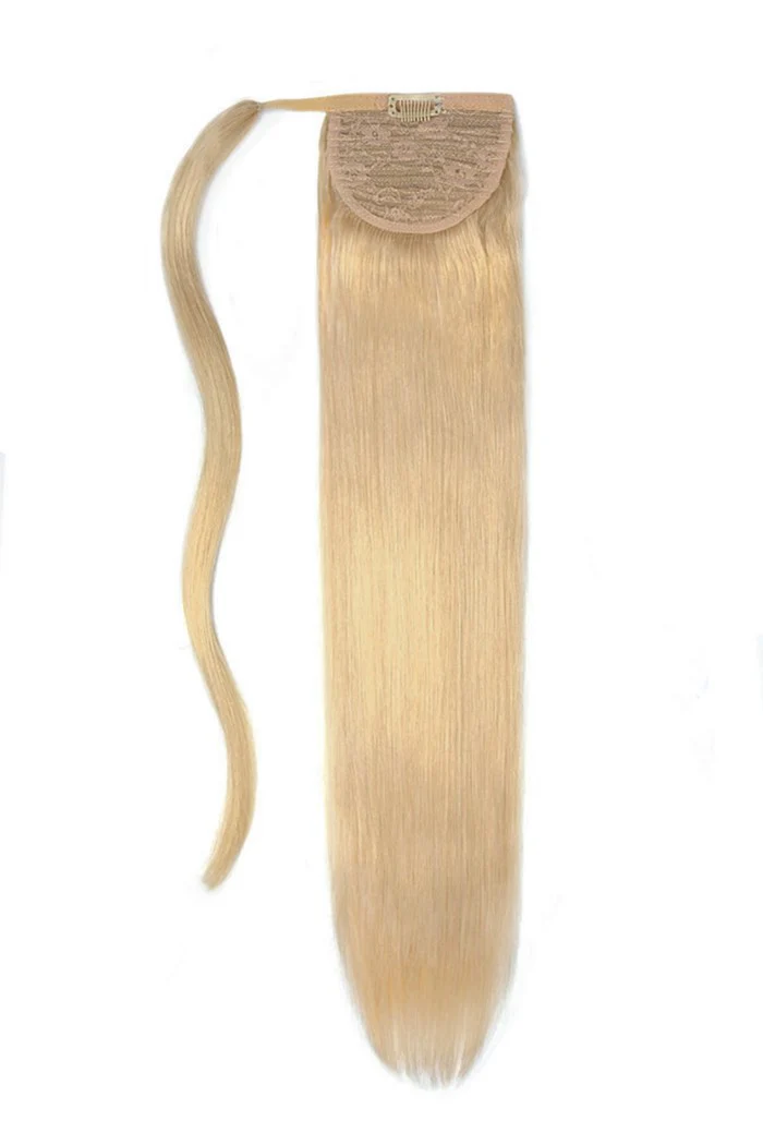 20" Classic Straight Up Wrap Around Ponytail - Image 14