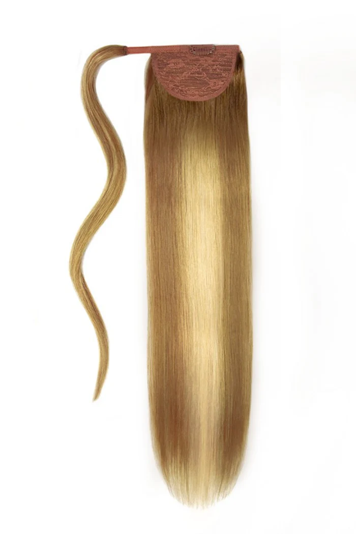 20" Classic Straight Up Wrap Around Ponytail - Image 18