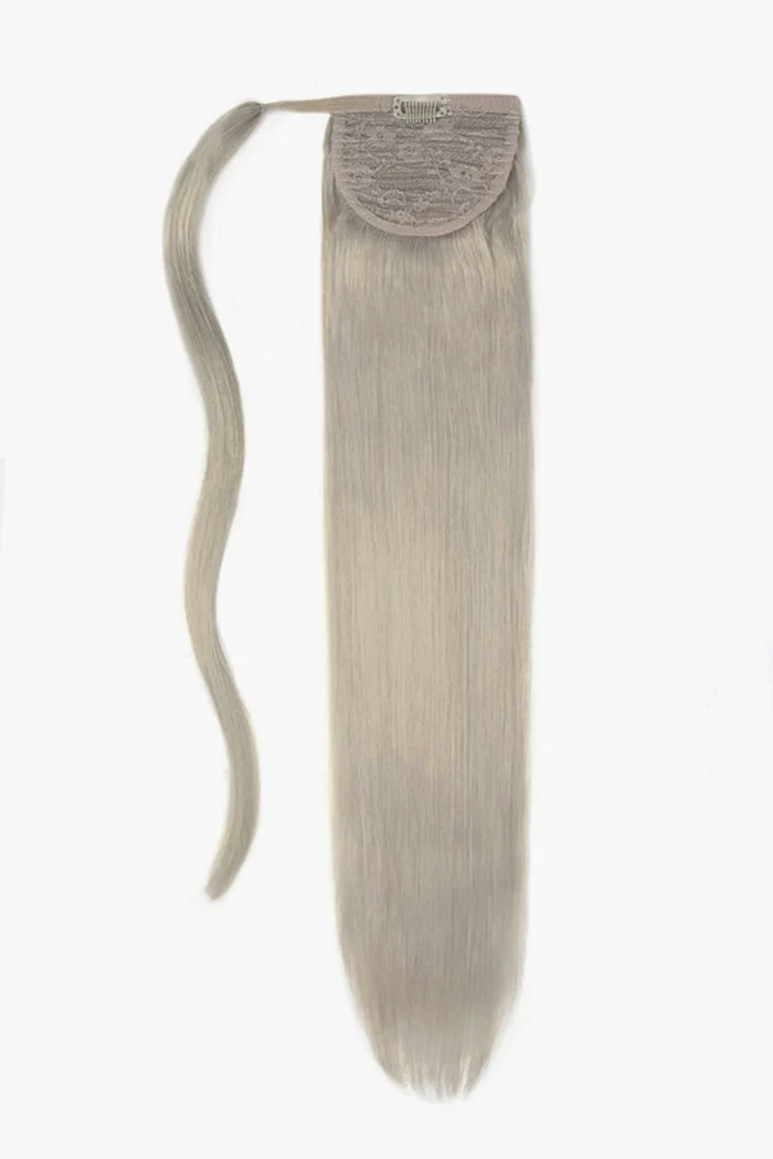 20" Classic Straight Up Wrap Around Ponytail - Image 21