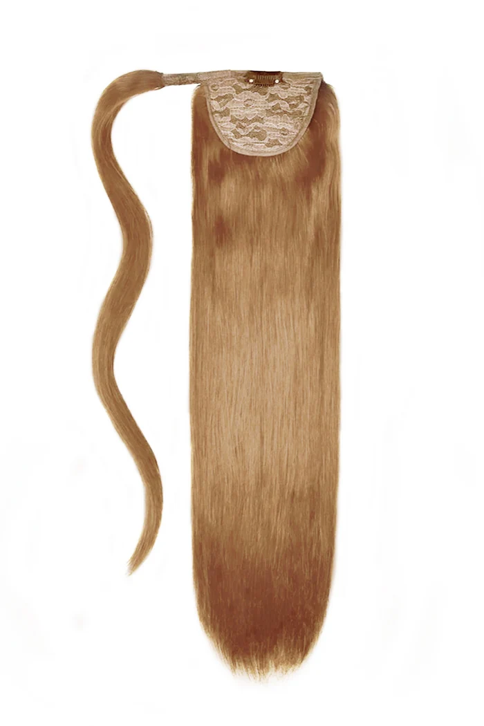 20" Classic Straight Up Wrap Around Ponytail - Image 29