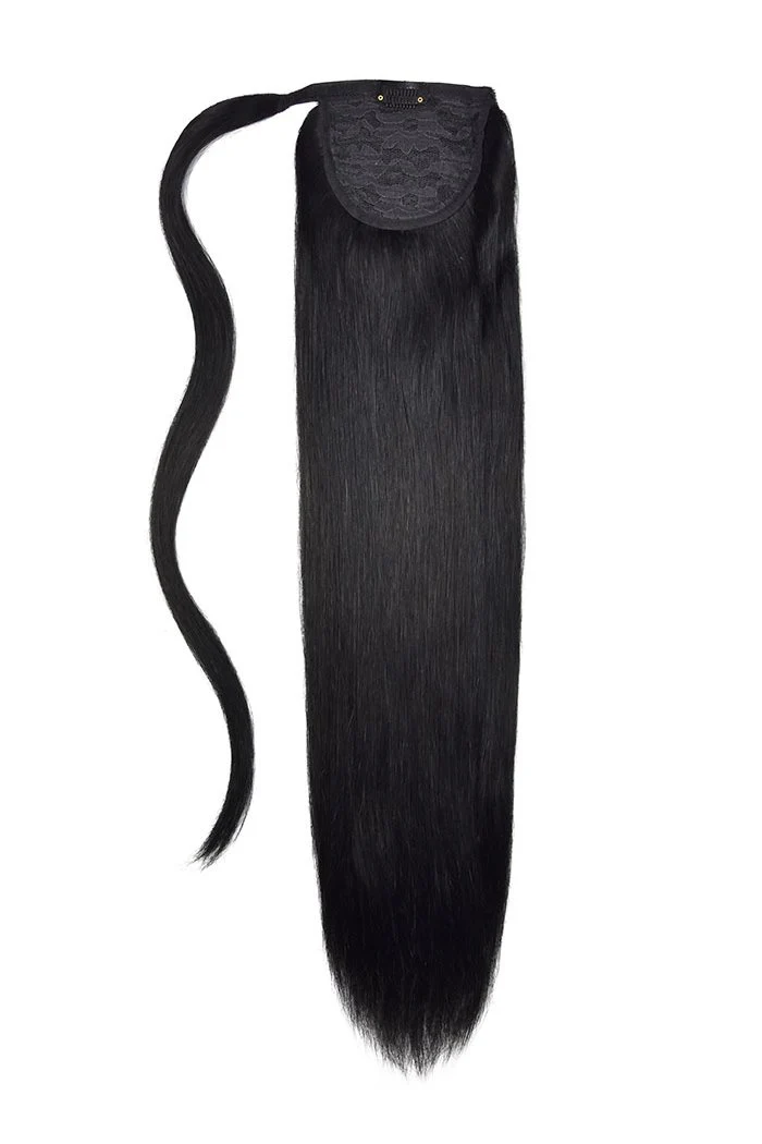 20" Classic Straight Up Wrap Around Ponytail - Image 35