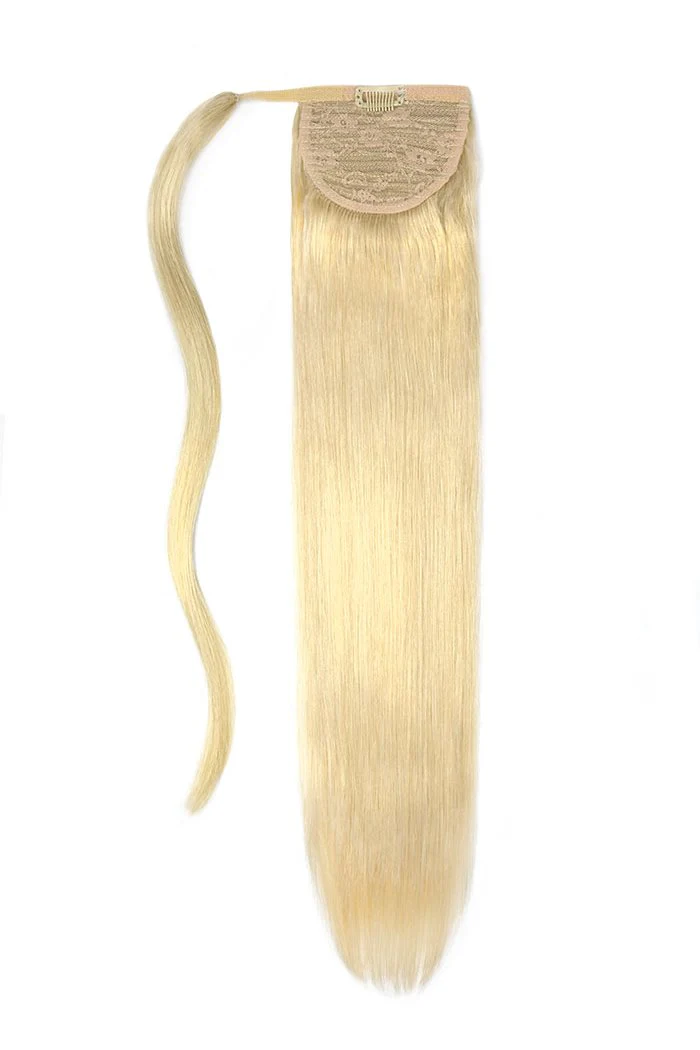 20" Classic Straight Up Wrap Around Ponytail - Image 4