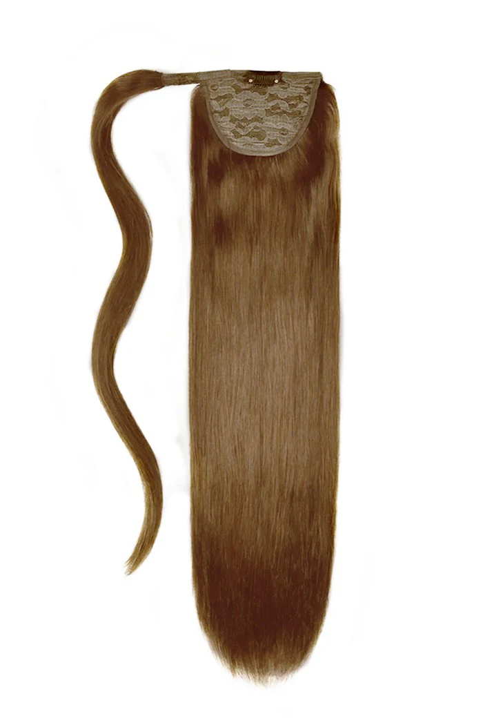 20" Classic Straight Up Wrap Around Ponytail - Image 6