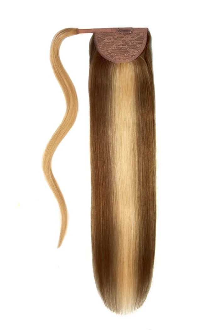 20" Classic Straight Up Wrap Around Ponytail - Image 7
