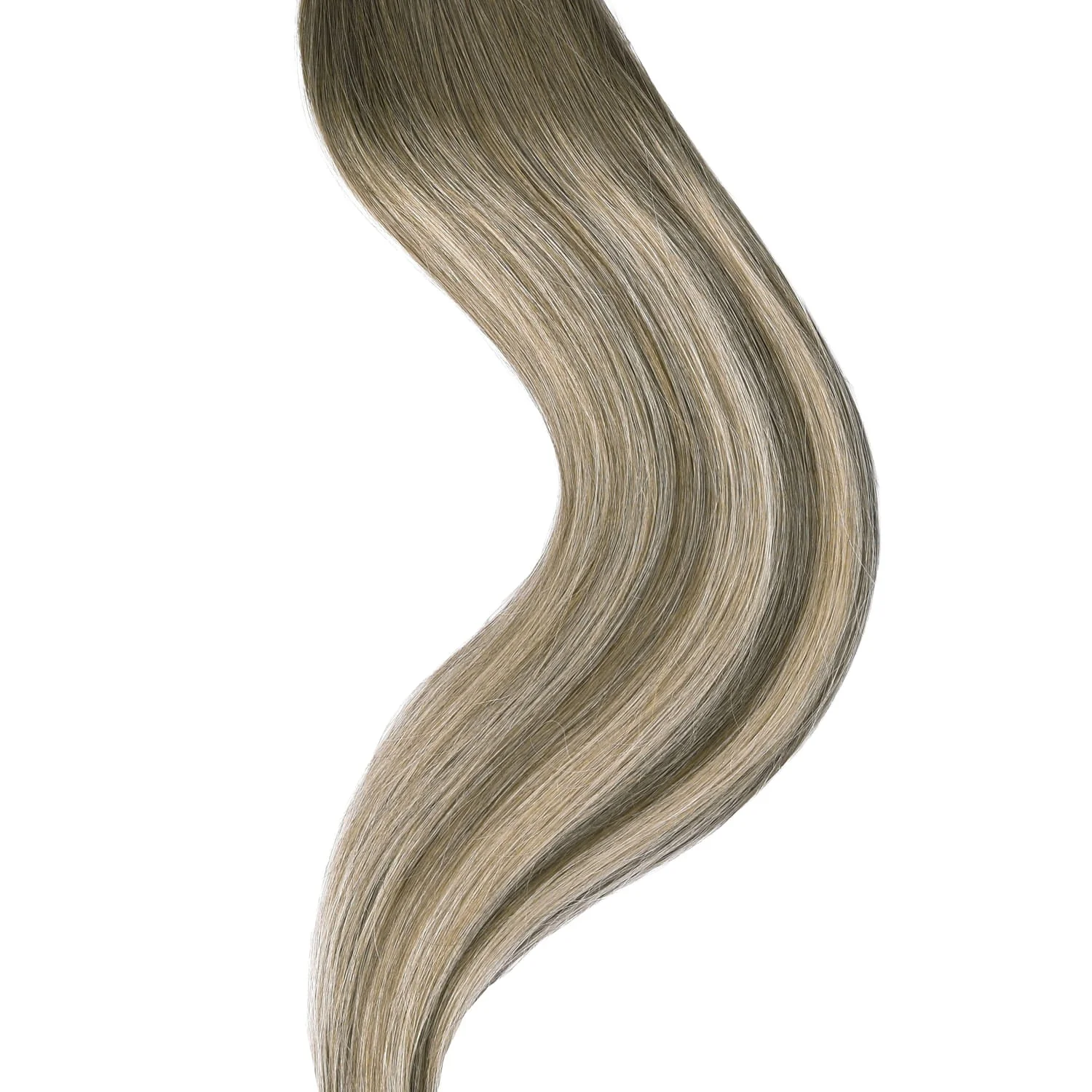 Ash Bronde Balayage Tape In Hair Extensions - Image 3