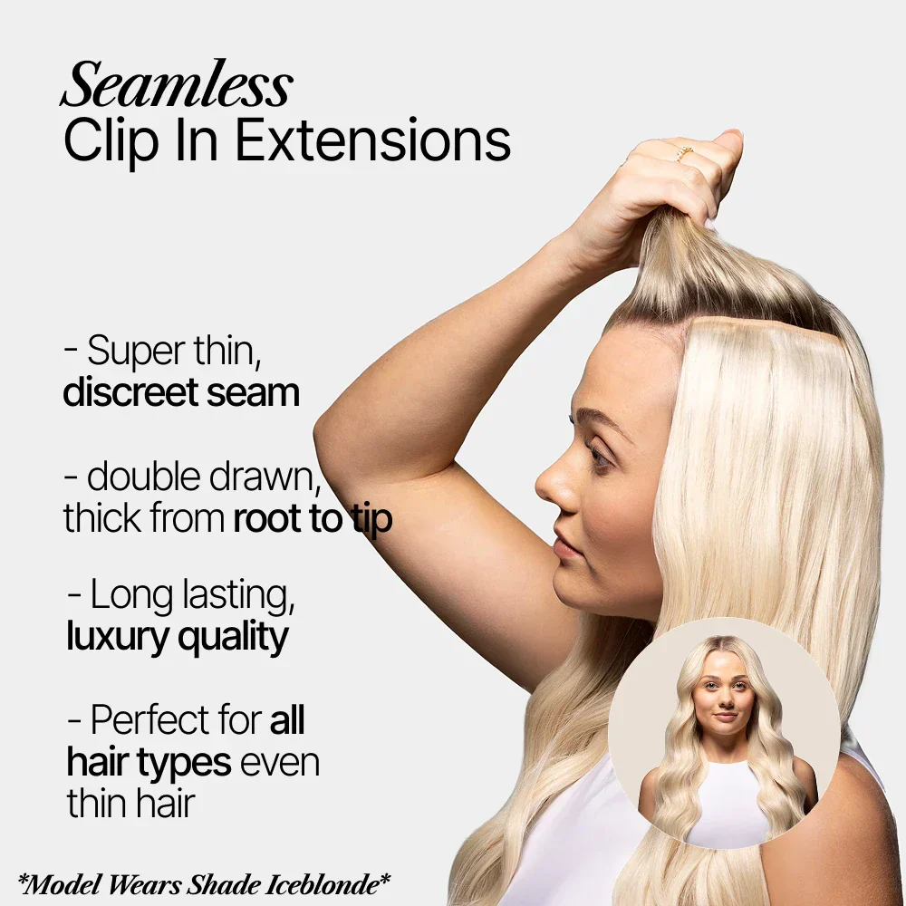Remy Royale Seamless Clip ins - Autumn Spice (#30B) - Image 2