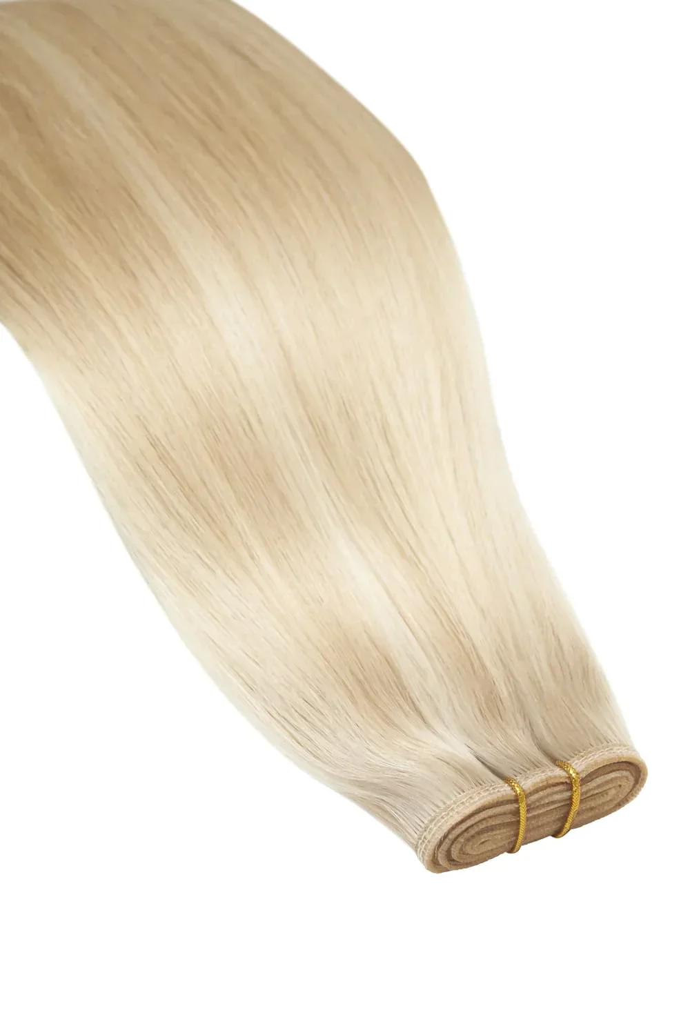Barbie Blonde (#16/60) Remy Royale Flat Weft Hair Extensions - Image 3