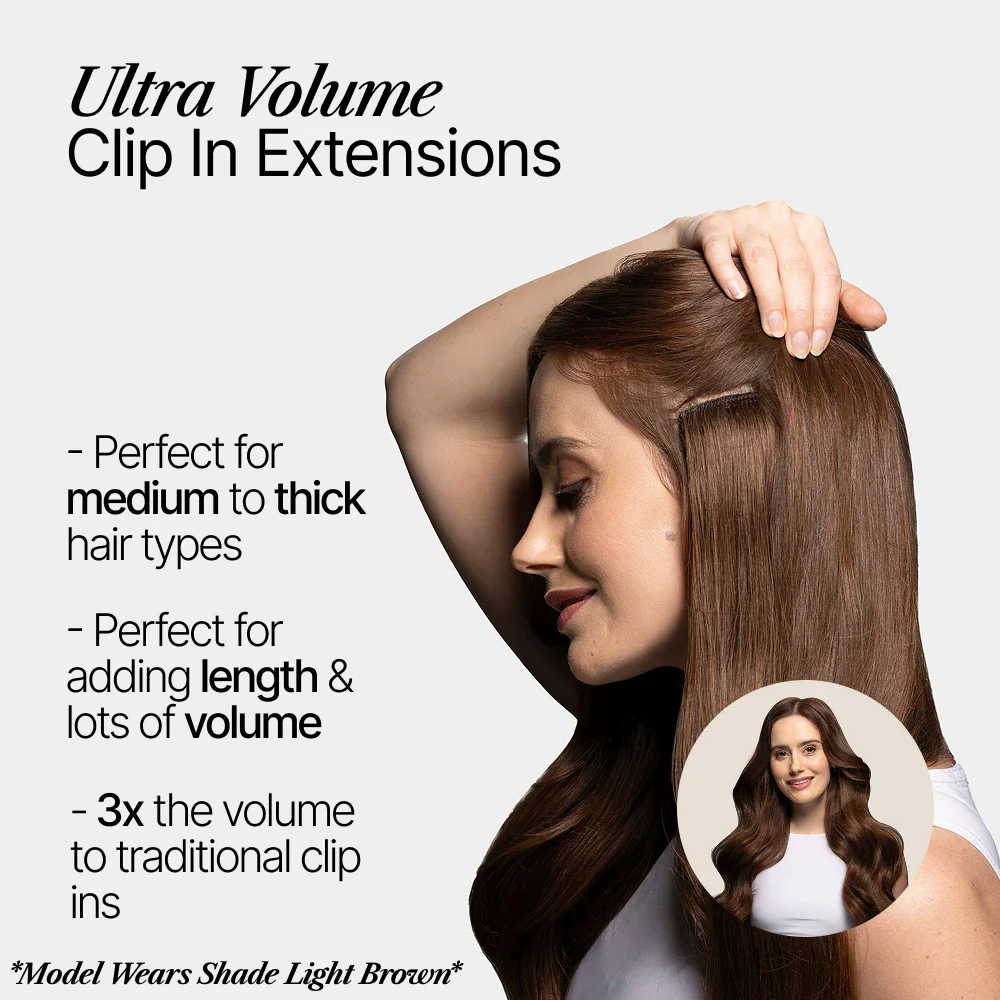 Espresso Melt Balayage Ultra-Volume Clip In Full Head Set (240-300G) - Image 3
