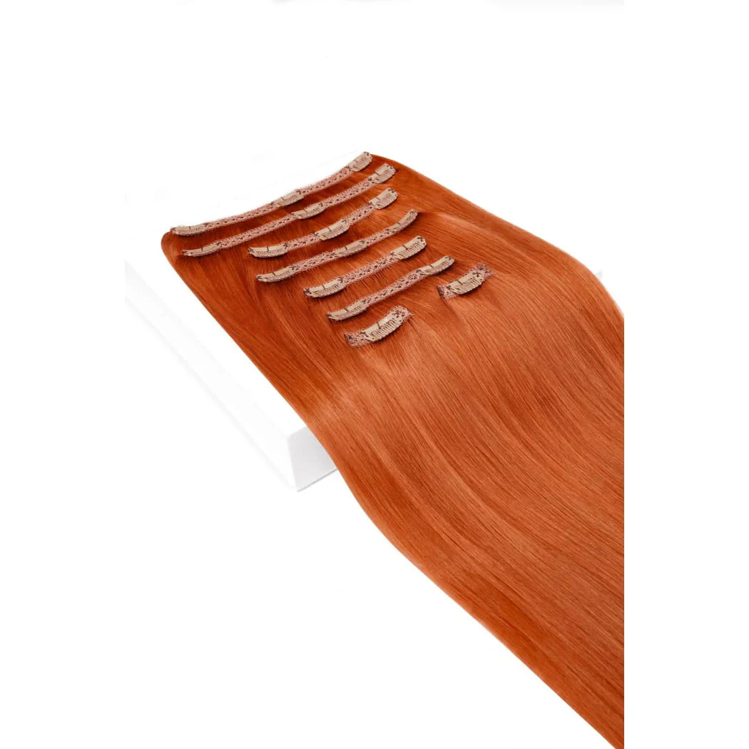 Flaming Ginger (#350) Ultra-Volume Clip In Full Head Set (240-300G) - Image 2