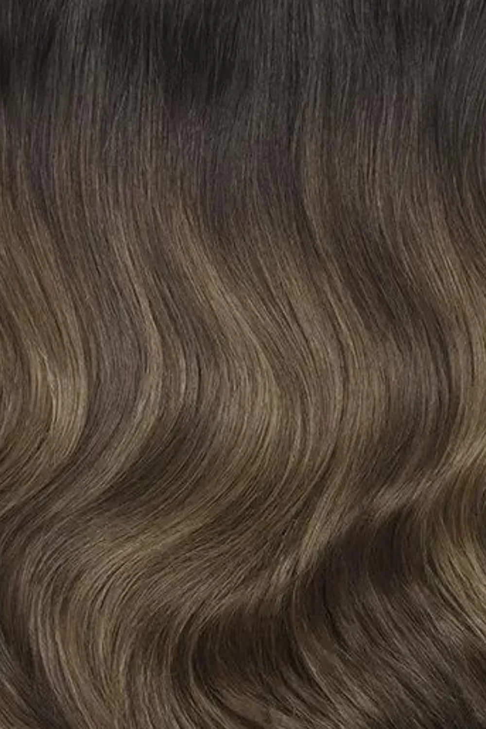 Full Head Remy Clip in Human Hair Extensions - Espresso Melt Balayage