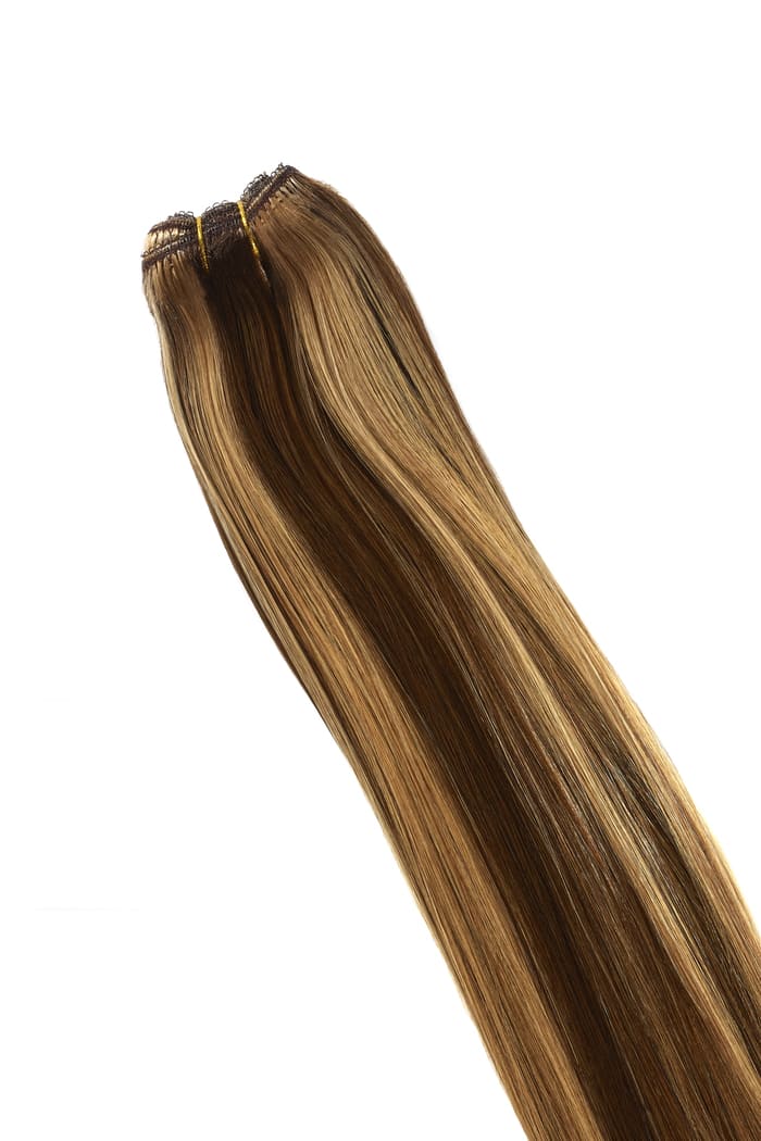 Hazelnut Brondie (#6/27) Remy Royale Double Drawn Weave Extensions - Image 3