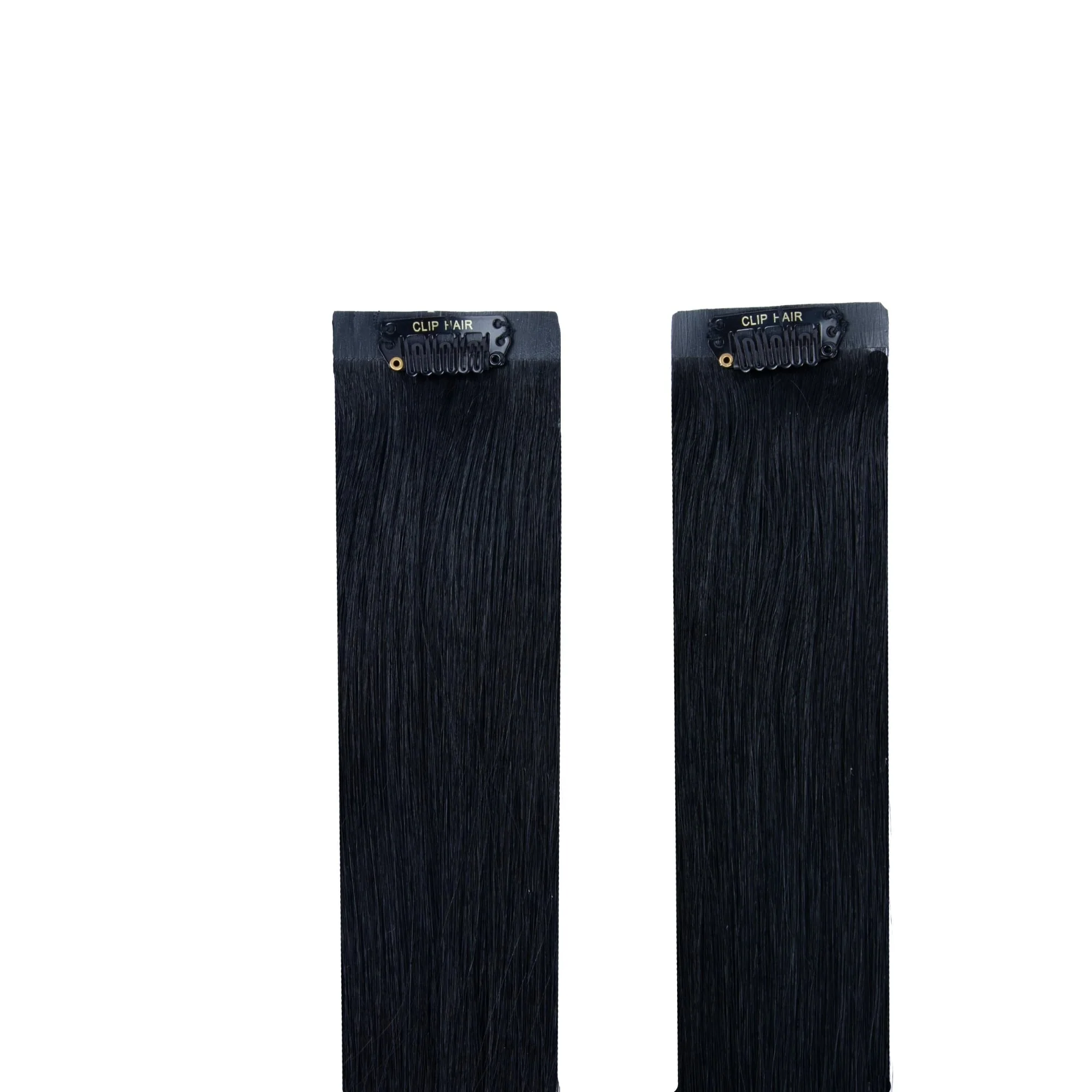 Jet Black (#1) Halo Hair Extensions - Image 3