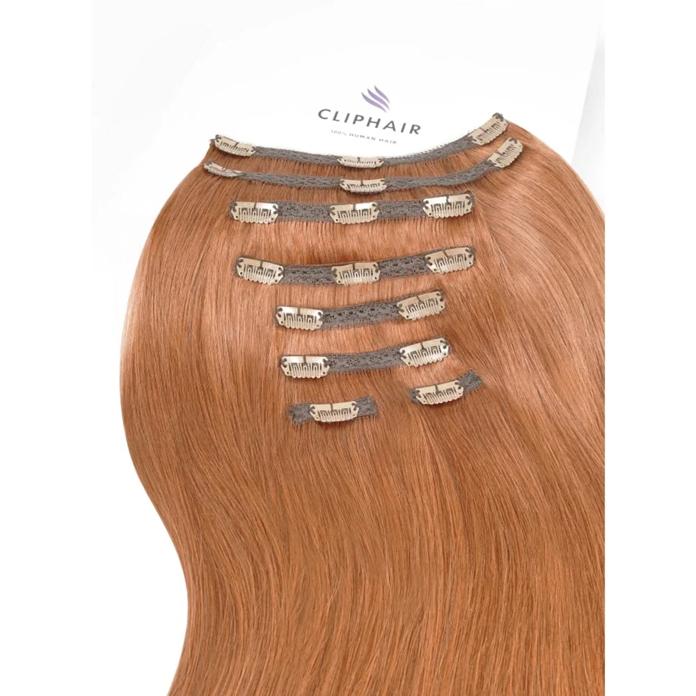 Light Auburn (#30) Ultra-Volume Clip In Full Head Set (240-300G)
