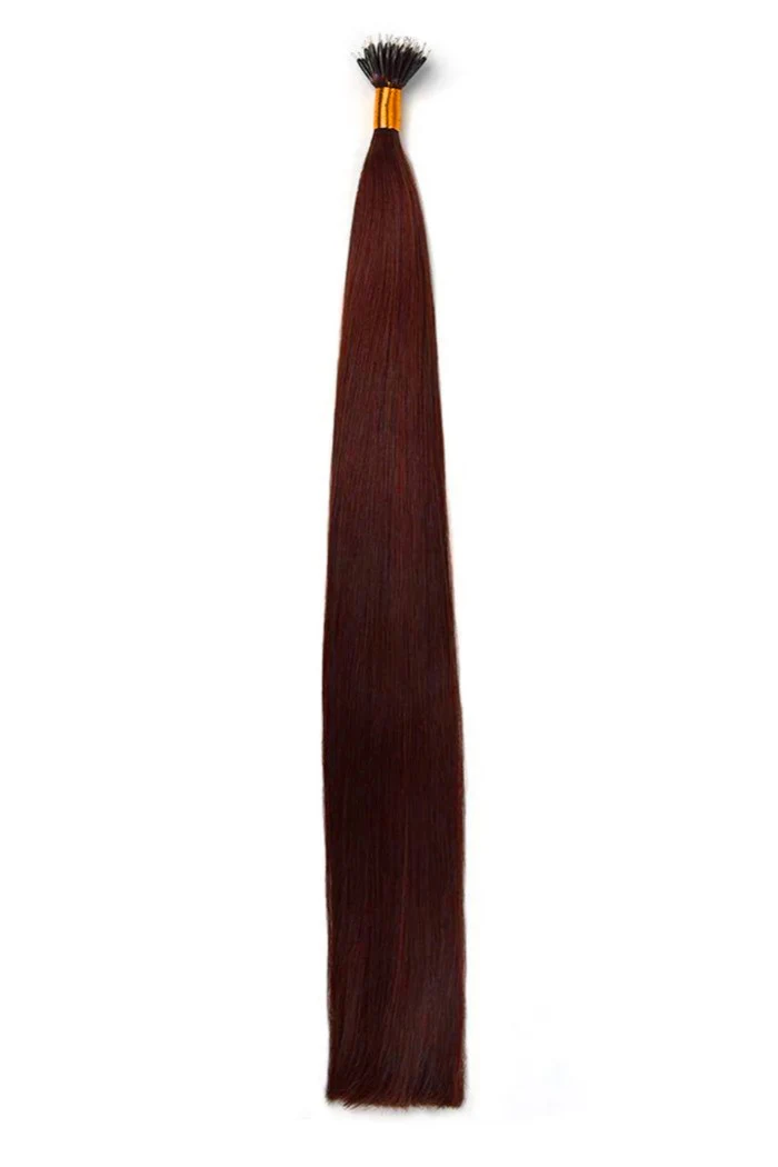 Mahogany Red (#99J) Nano Ring Hair Extensions