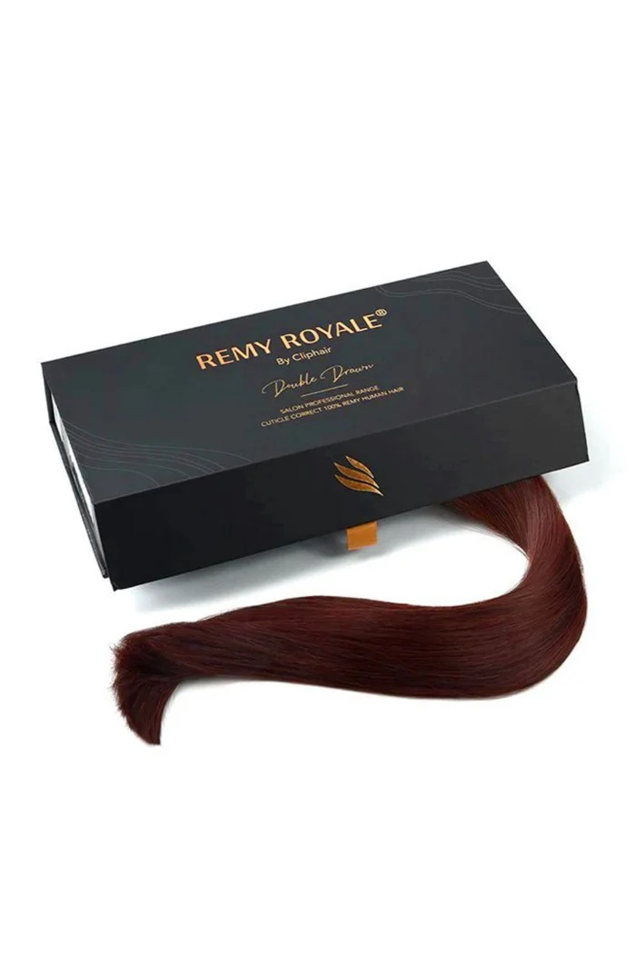 Mahogany Red (#99J) Nano Ring Hair Extensions - Image 3