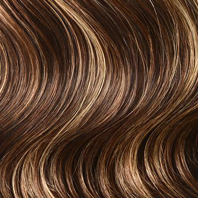 Chocolate Honey (#4/27) Straight Up Wrap Around Ponytail Extension - Image 3