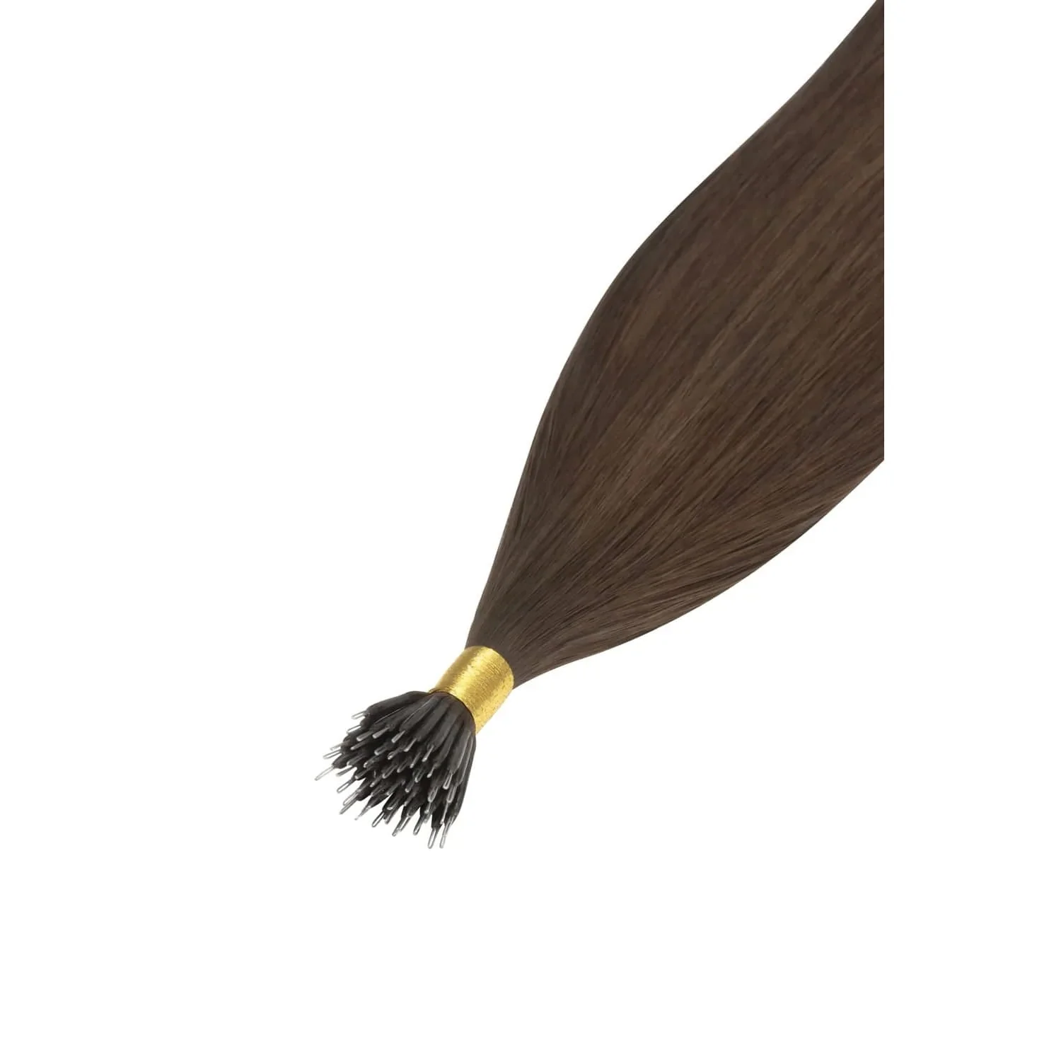 Mousey Brown (#6B) Nano Ring Hair Extensions - Image 2