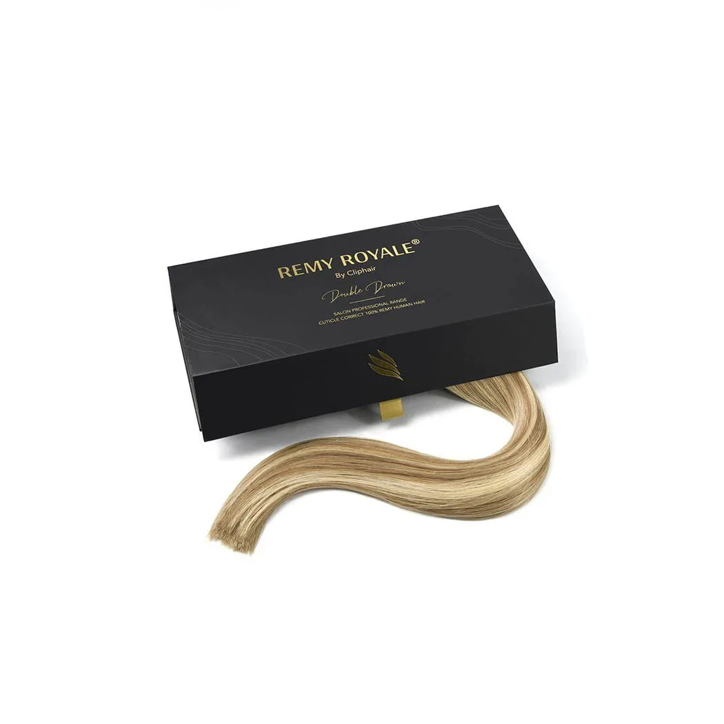 Nano Ring Hair Extensions Double Drawn - Biscuit Blondey (#18/613) - Image 3