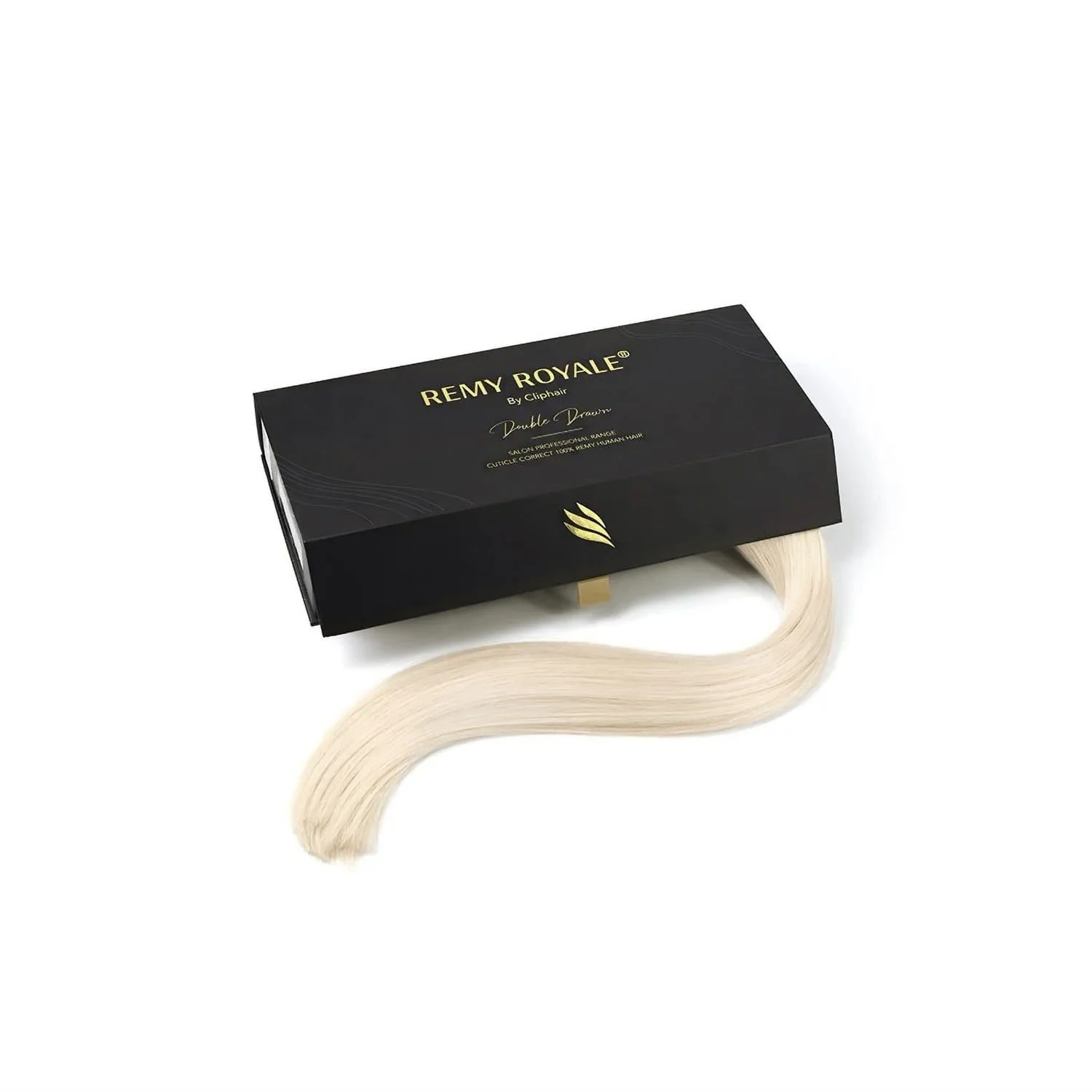Nano Ring Hair Extensions Double Drawn - Lightest Blonde (#60) - Image 3