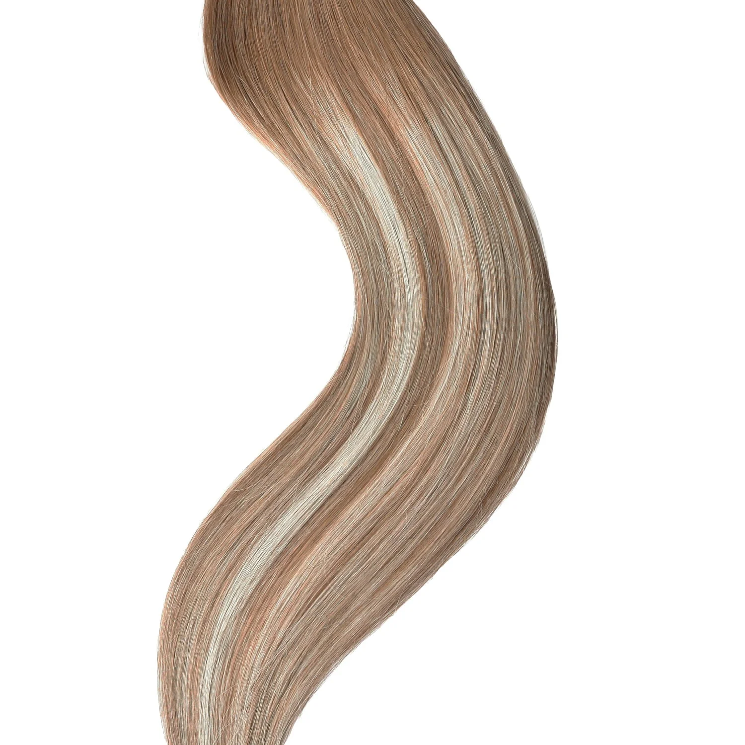 Natural Mocha Melt Tape In Hair Extensions - Image 3