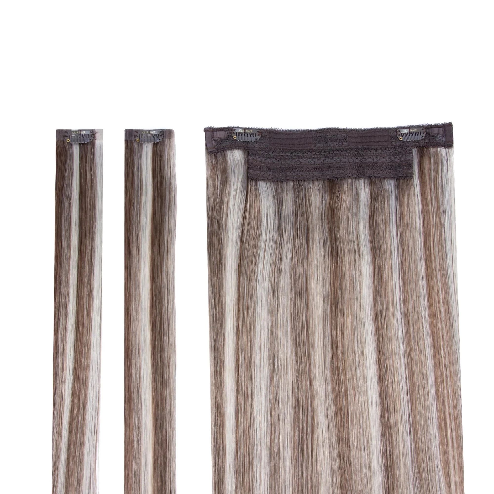 Oak Brondie Halo Hair Extensions - Image 2