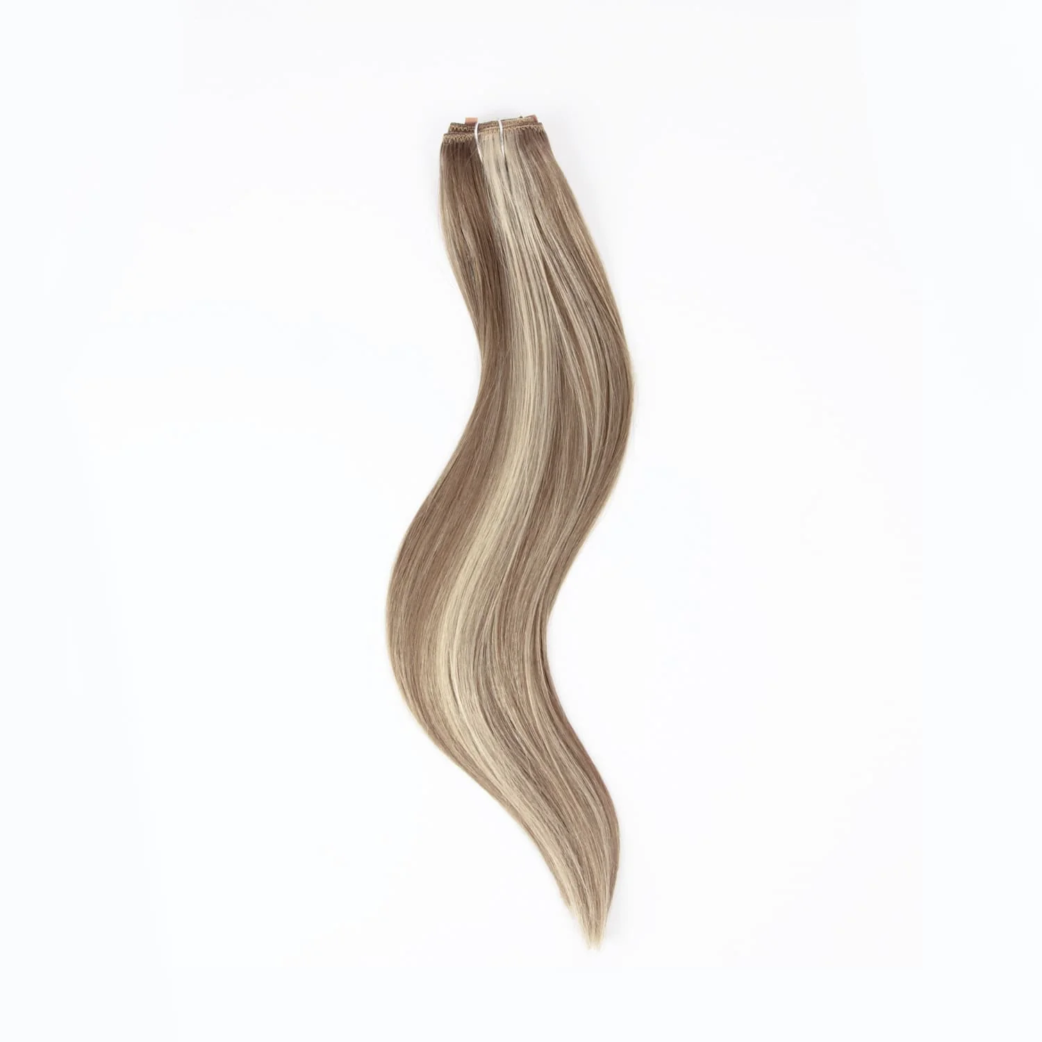 Oak Brondie Quad Weft Clip In One Piece Hair Extensions