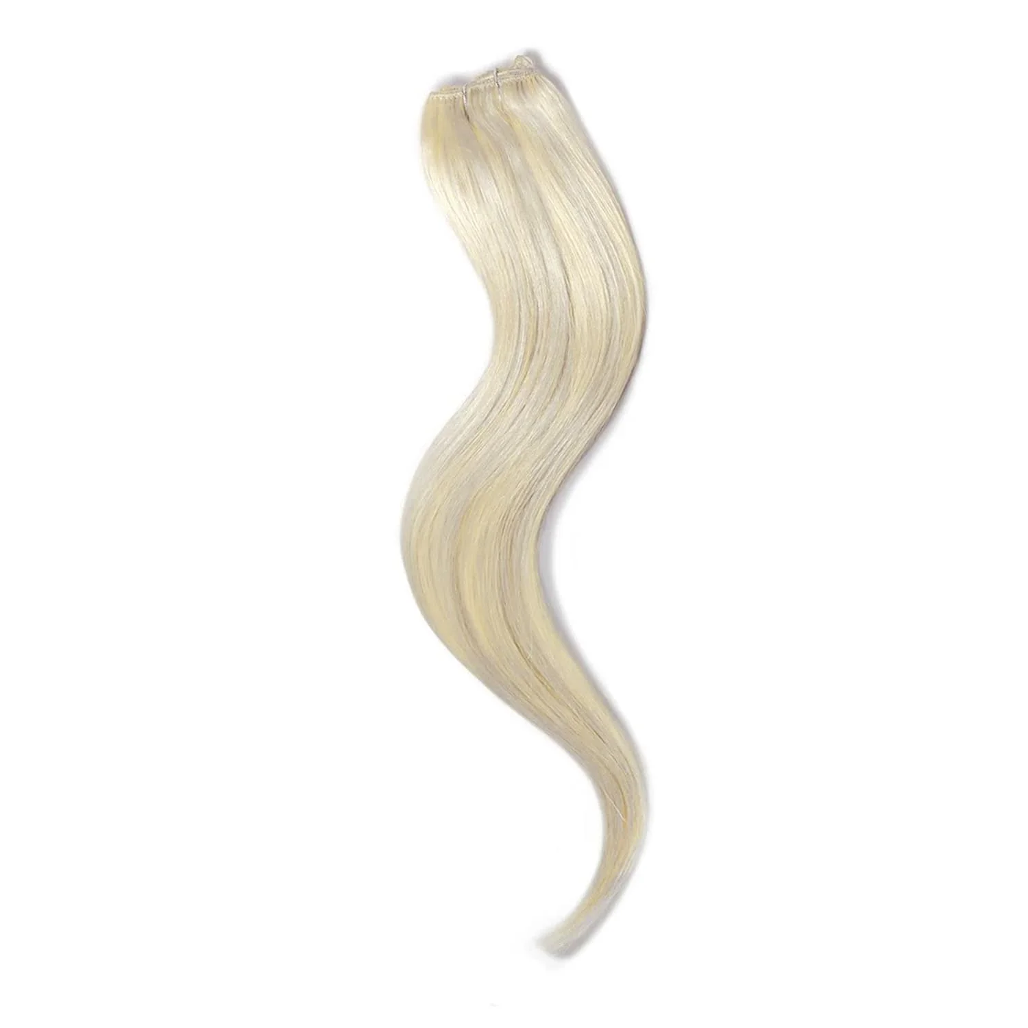 One Piece Remy Clip In Human Hair Extensions #60/SS - Image 3
