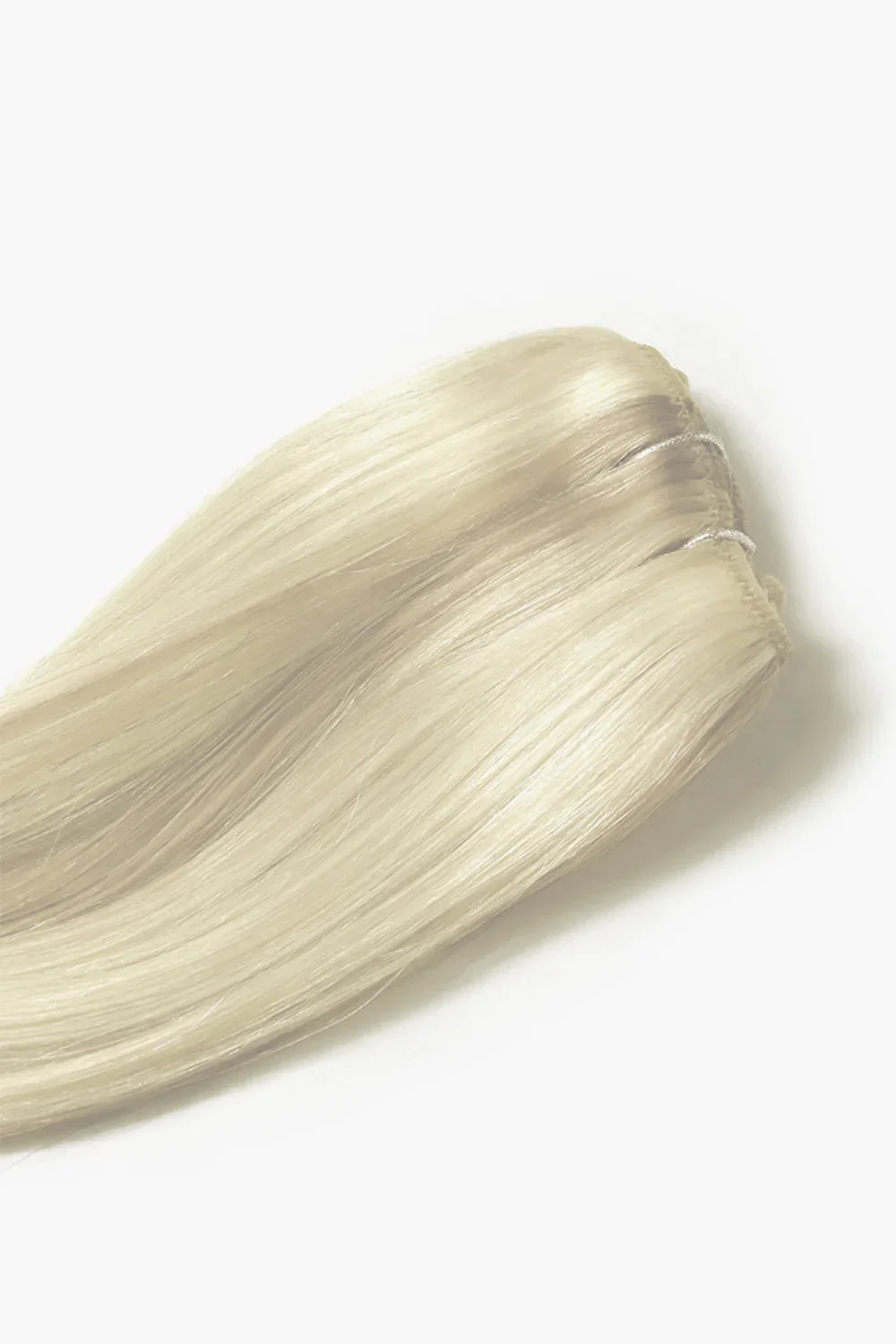 One Piece Top-up Remy Clip in Human Hair Extensions - Platinum BlondeMe - Image 2