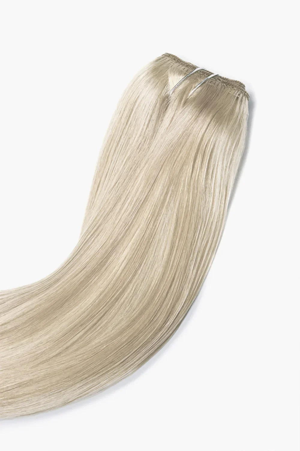 Platinum BlondeMe Quad Weft Clip In One Piece Hair Extensions - Image 2