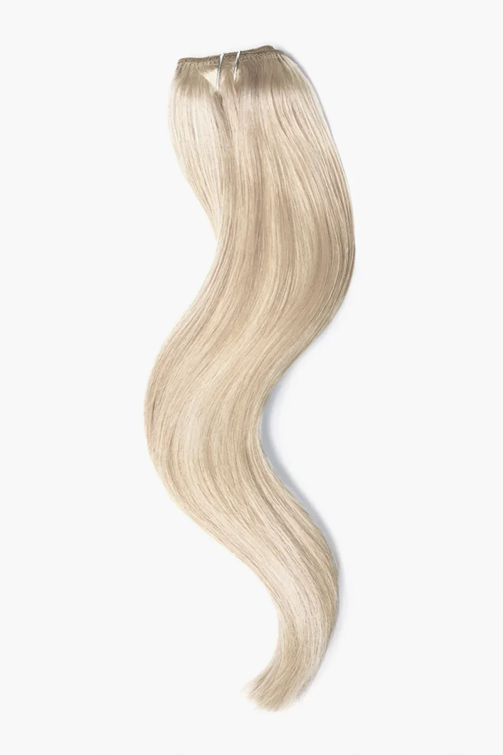 Platinum BlondeMe Quad Weft Clip In One Piece Hair Extensions - Image 5