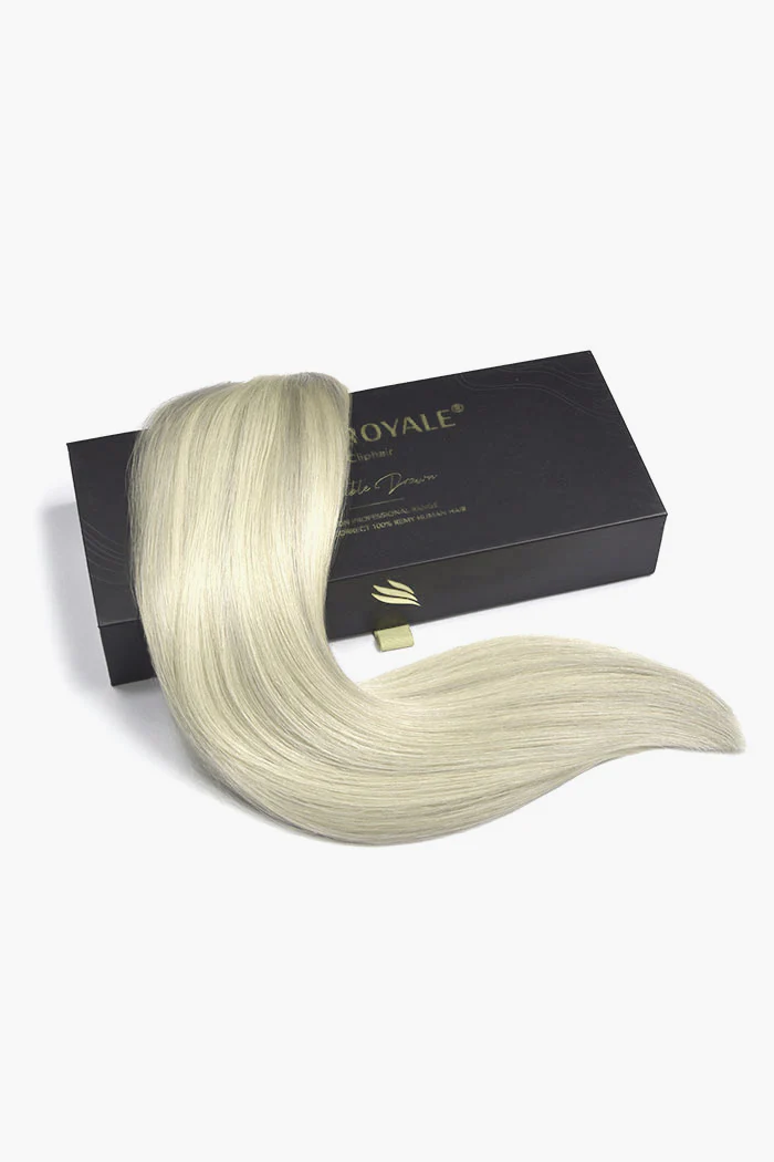 Platinum BlondeMe Remy Royale Double Drawn Weave Extensions - Image 3