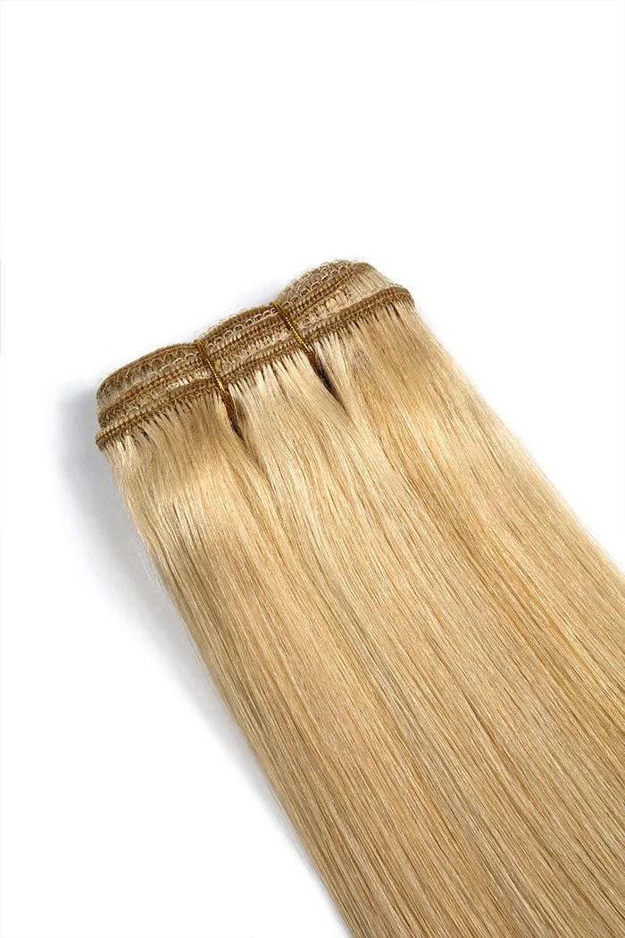 Remy Royale Double Drawn  Human Hair Weft Weave  Extensions - Barbie Blonde (#16/60) - Image 3