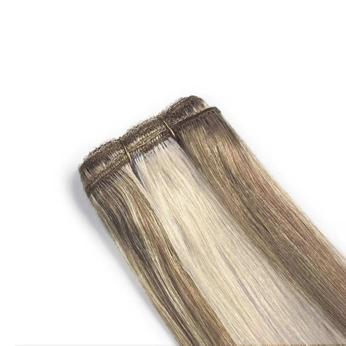 Remy Royale Double Drawn  Human Hair Weft Weave  Extensions - Oak Brondie - Image 2