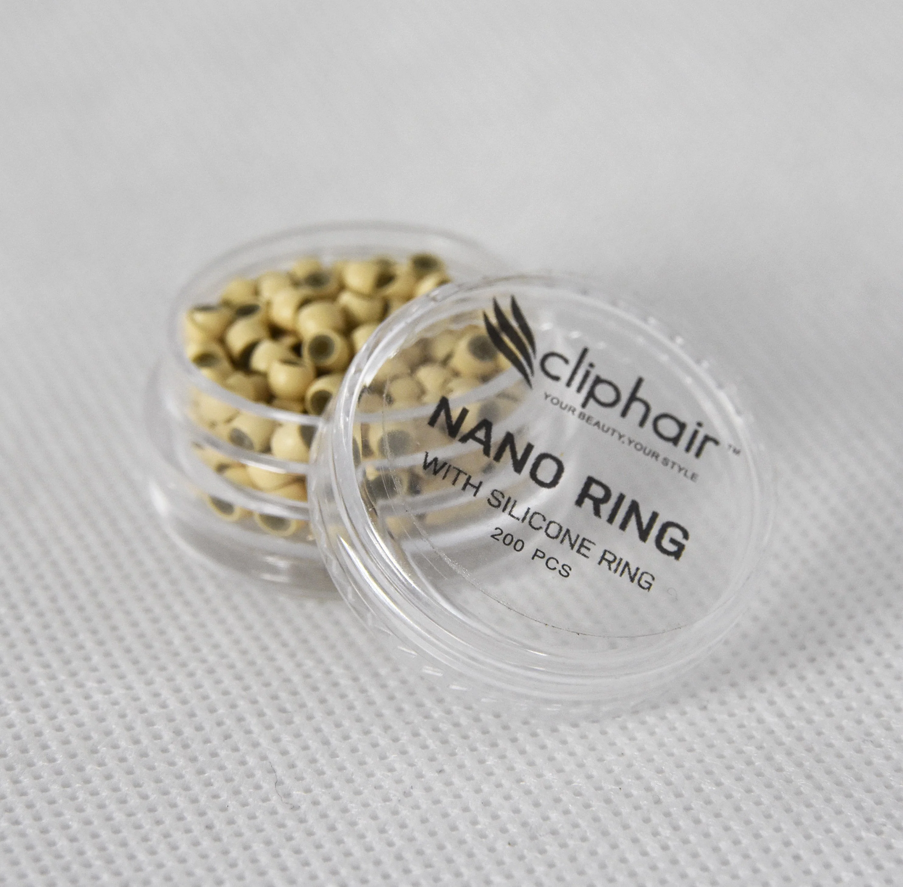 SILICONE LINED NANO RINGS/BEADS -200 Pack - Image 3