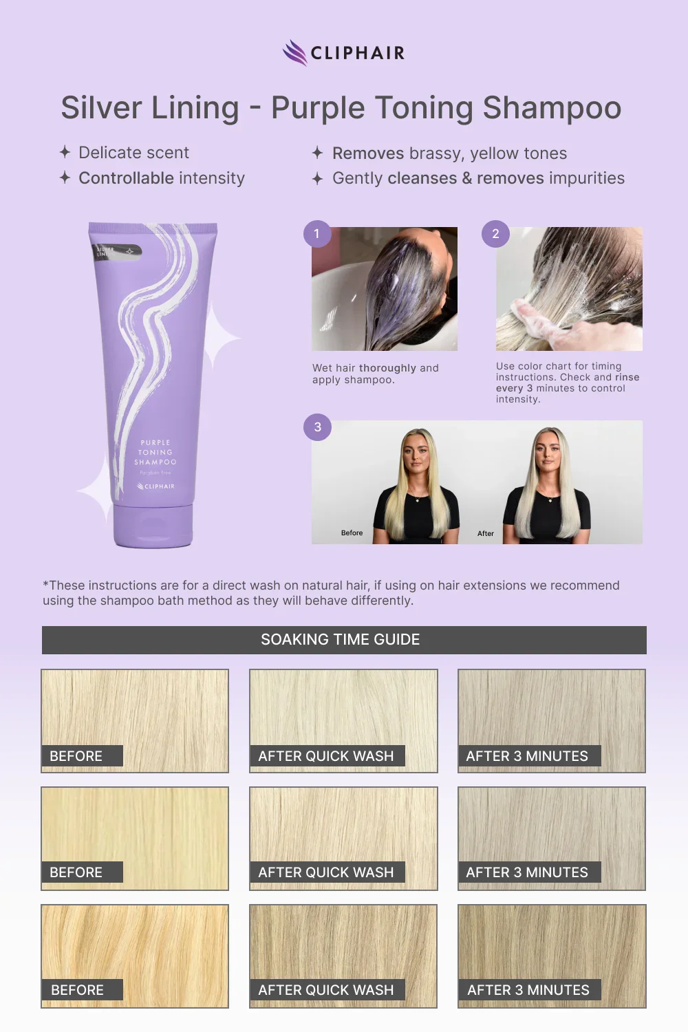 Silver Lining - Purple Toning Shampoo - Image 4