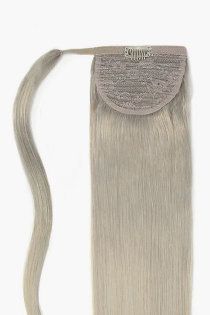 Silver Sand (#SS) Straight Up Wrap Around Ponytail Extension - Image 2