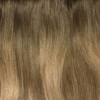 One Piece Top-up Remy Clip in Human Hair Extensions - Soft Bronze Balayage - Image 2
