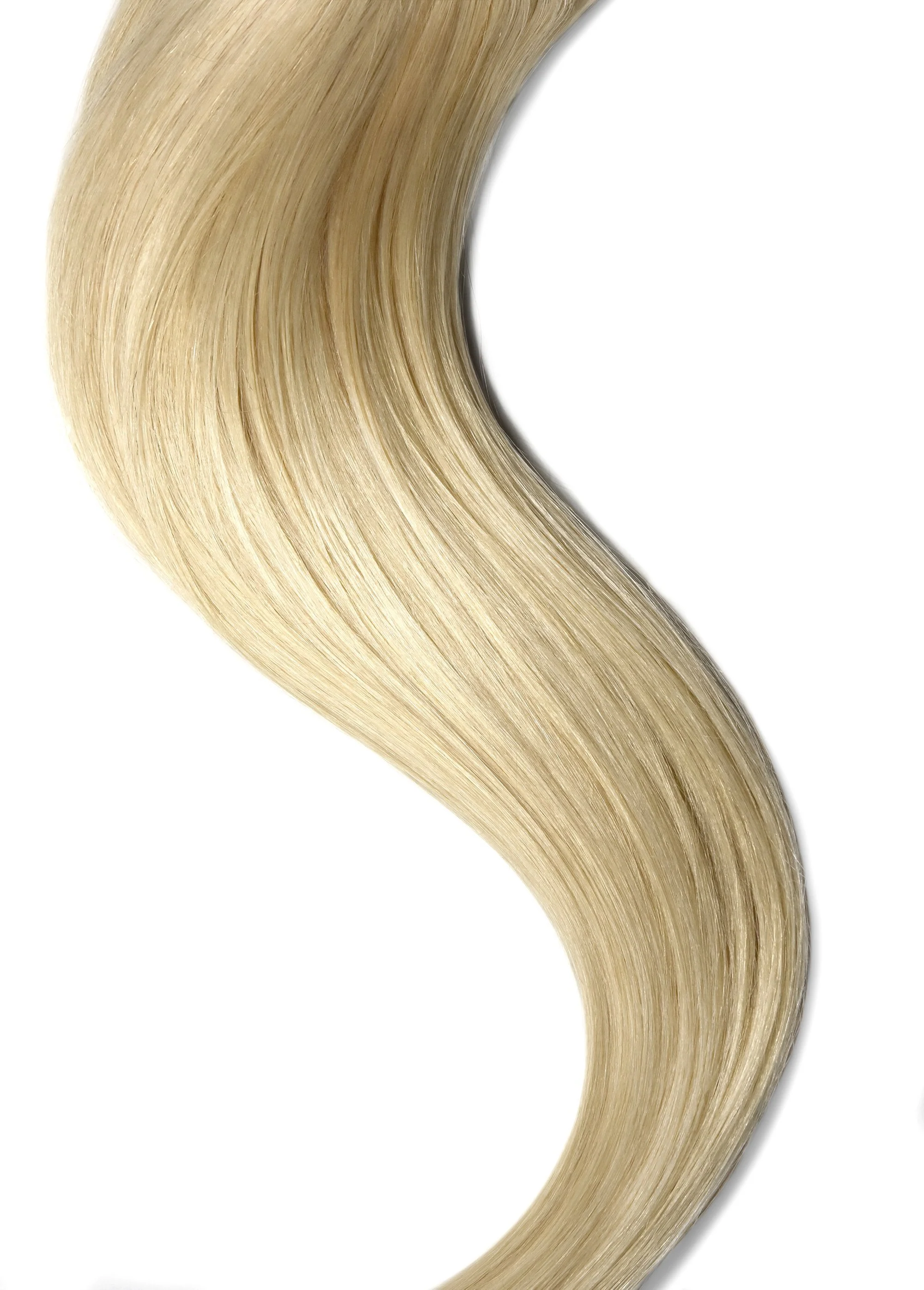 Tape in Remy Human Hair Extensions Light Ash Blonde (#22) - Image 3
