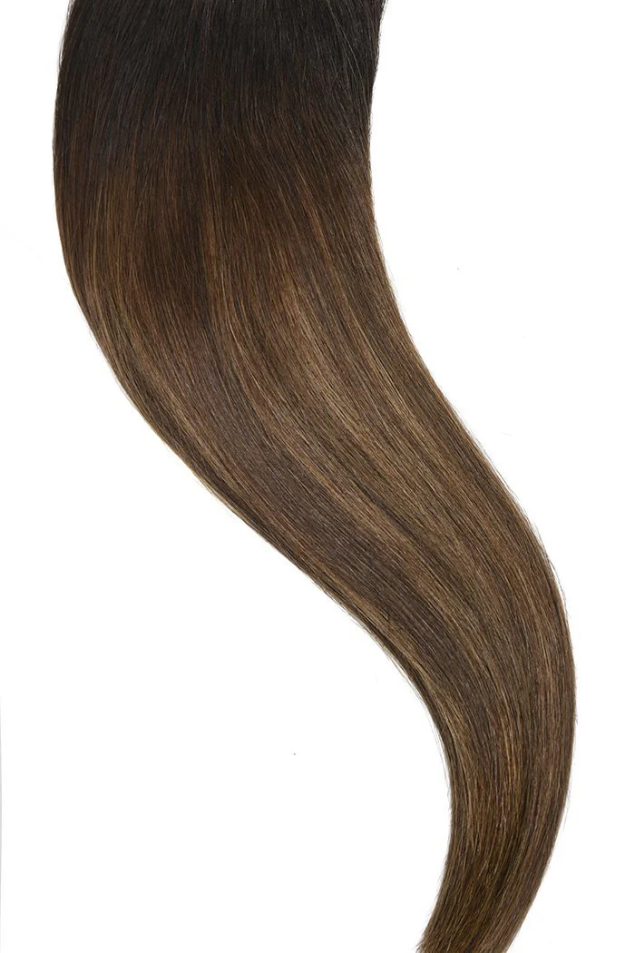 Tape in Balayage Hair Extensions - Espresso Melt Balayage - Image 2