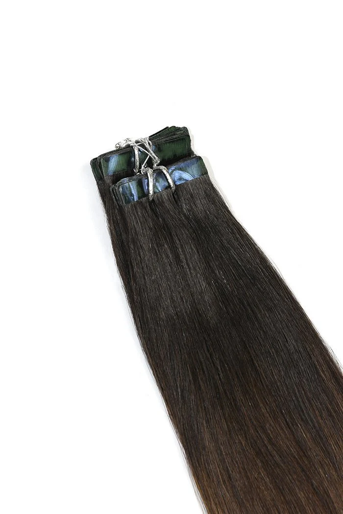 Tape in Balayage Hair Extensions - Espresso Melt Balayage - Image 3