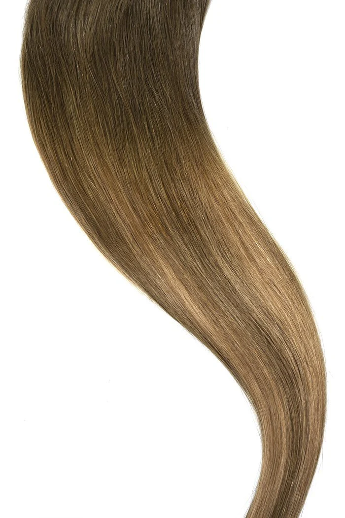 Tape in Hair Extensions - Soft Bronze Balayage - Image 2