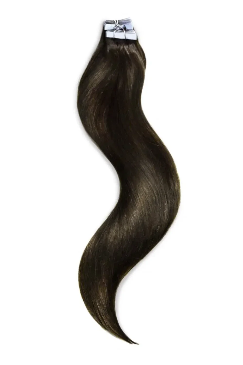 Tape in Remy Human Hair Extension Dark Brown (#3)