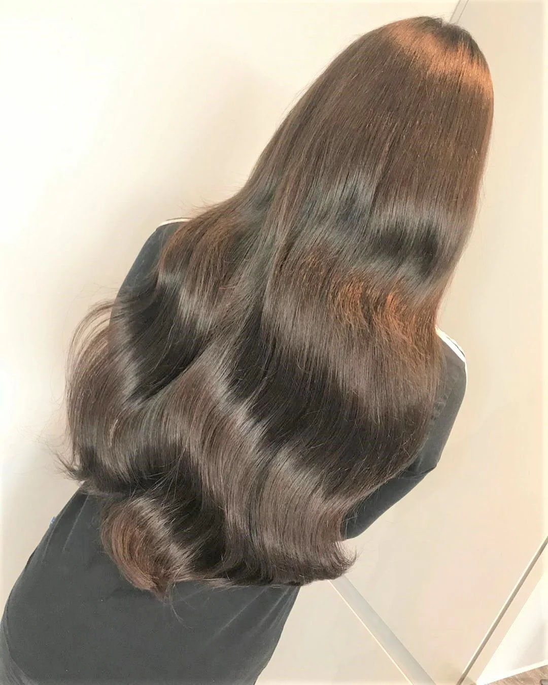 Tape in Remy Human Hair Extension Medium Brown (#4) - Image 3