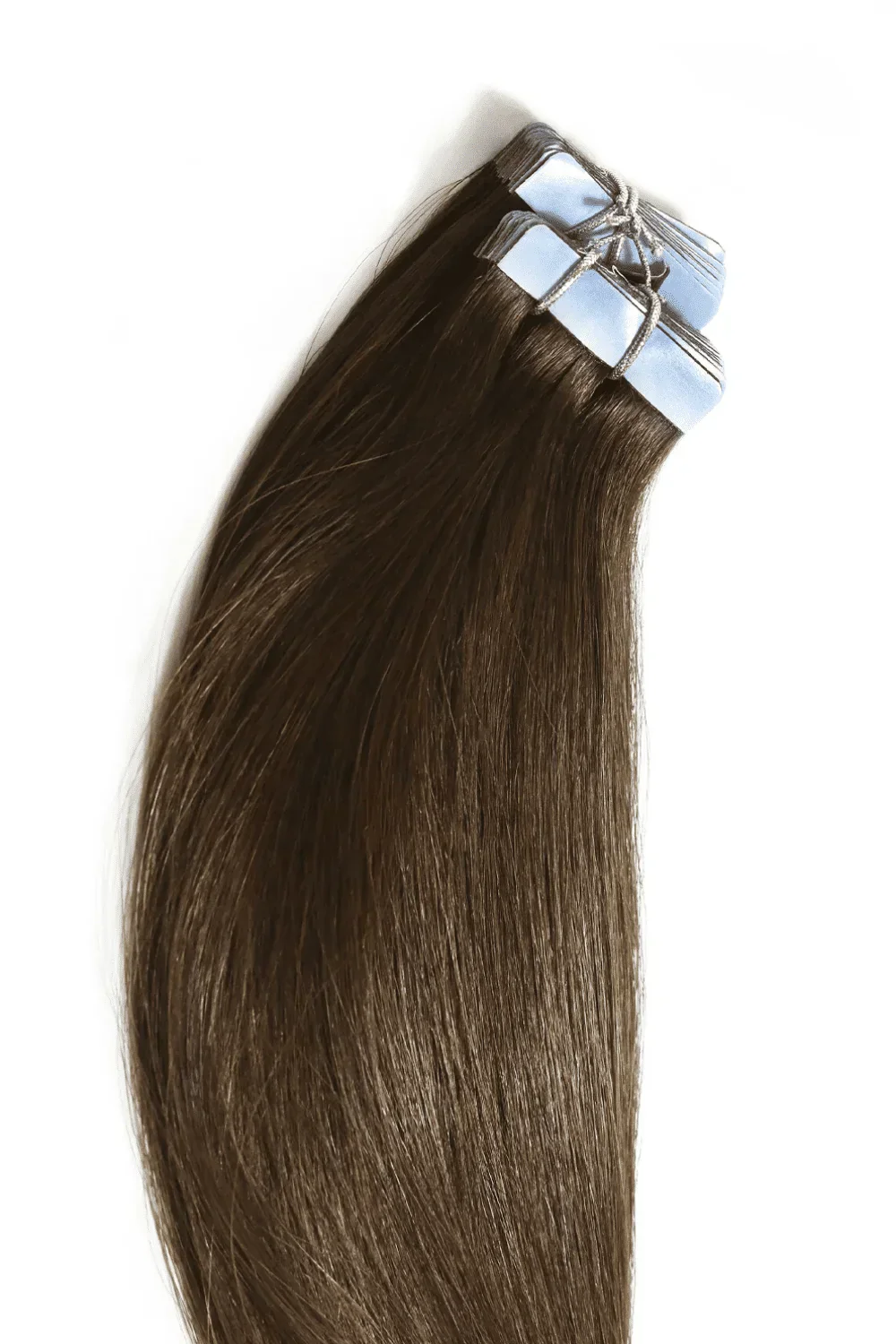 Tape in Remy Human Hair Extension Medium Brown (#4) - Image 4