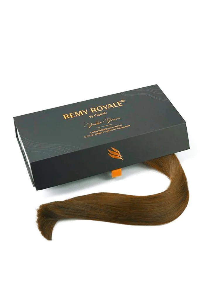 Toffee Brown (#5) Nano Ring Hair Extensions - Image 3